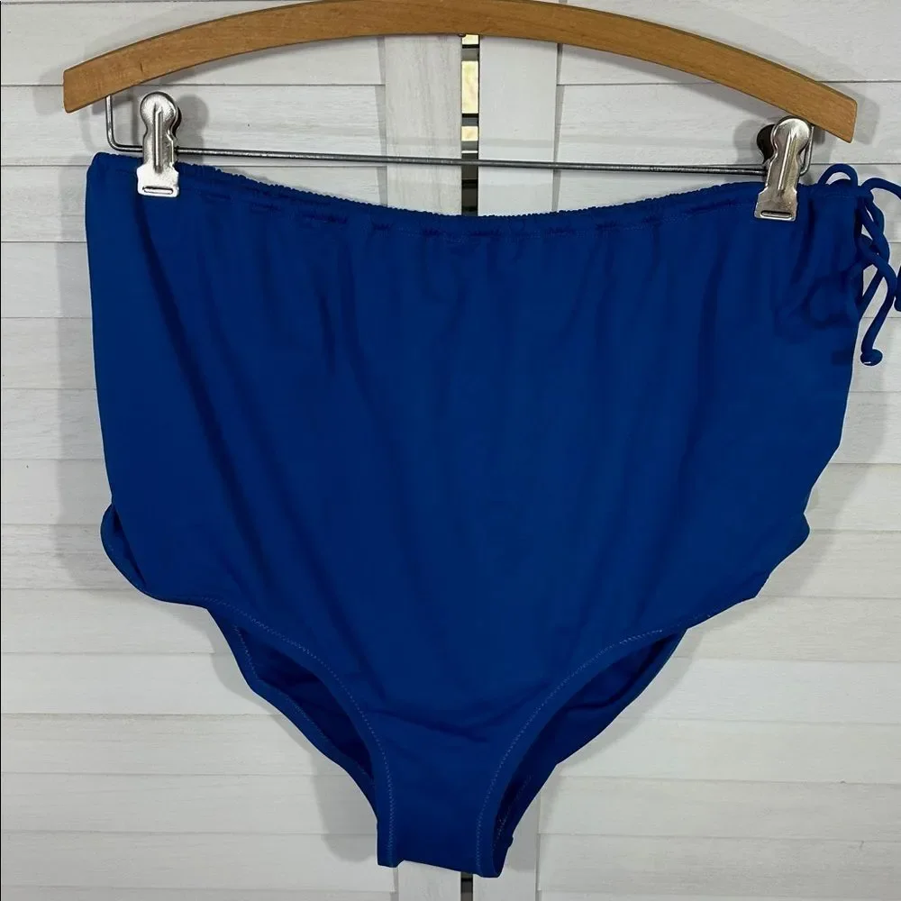 Beach House Blue Striped Tankini Size 16 NWT